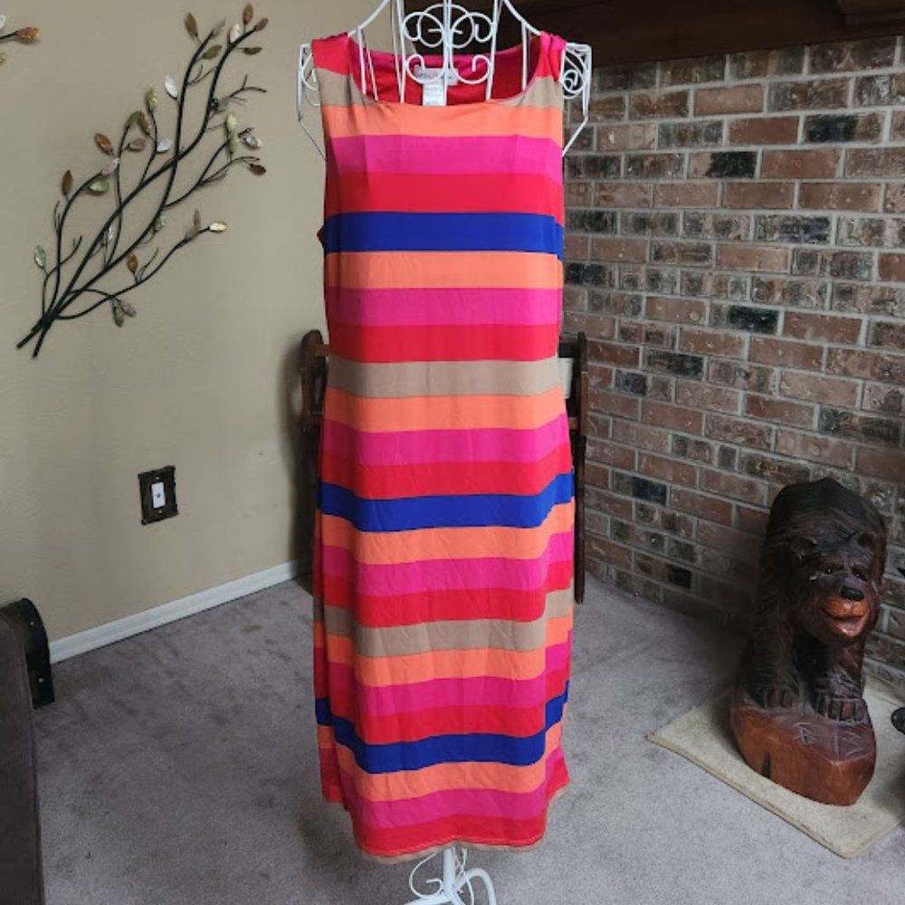 NWT Stitch BTween sz XL striped dress